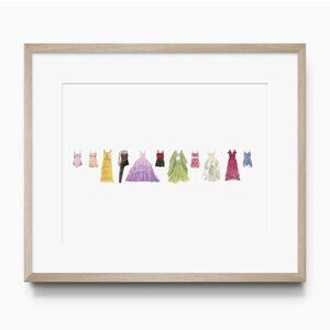 TAYLOR SWIFT ERAS TOUR OUTFIT ART PRINT